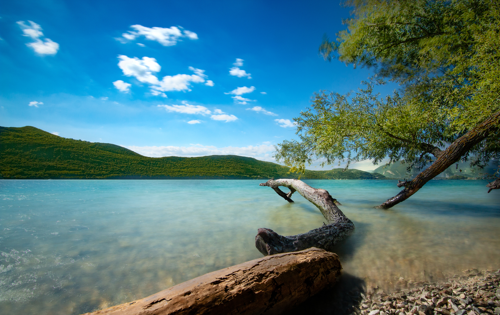 Au bord du lac d'Aix les Bains